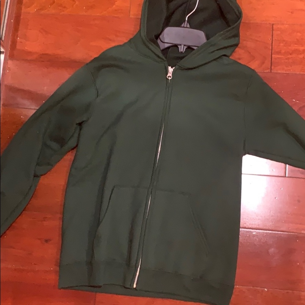 hanes forest green jacket